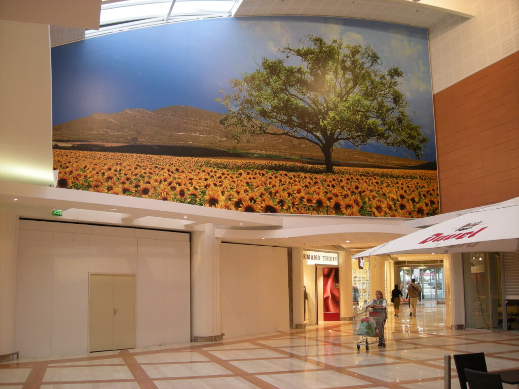 Décoration centre commercial