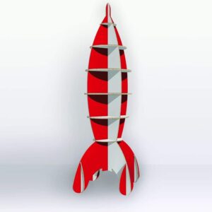 Fusée étagère hauteur 184 cm