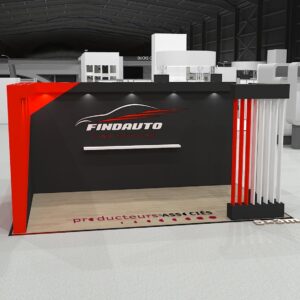 Stand 15m² avec cornière