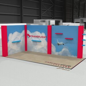 Stand 18m² avec poteaux