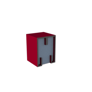 Tabouret bas Vertua