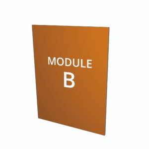 Module B kit complet (mur droit)