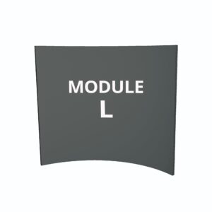 Module L kit complet (mur courbé)