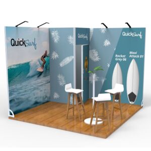 Stand modulaire 9m²